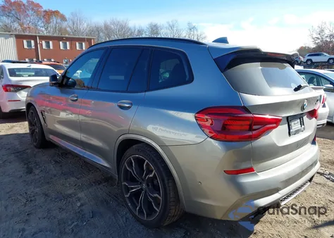 2020 BMW X3 M Competition z USA, uszkodzony, nr VIN 5YMTS0C00L9B23939